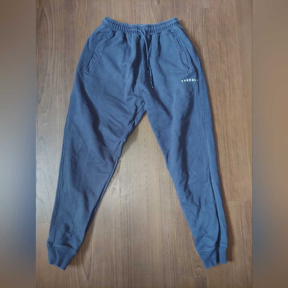 YOUNGLA 213 Elite Joggers Heather Grey Men's Size M